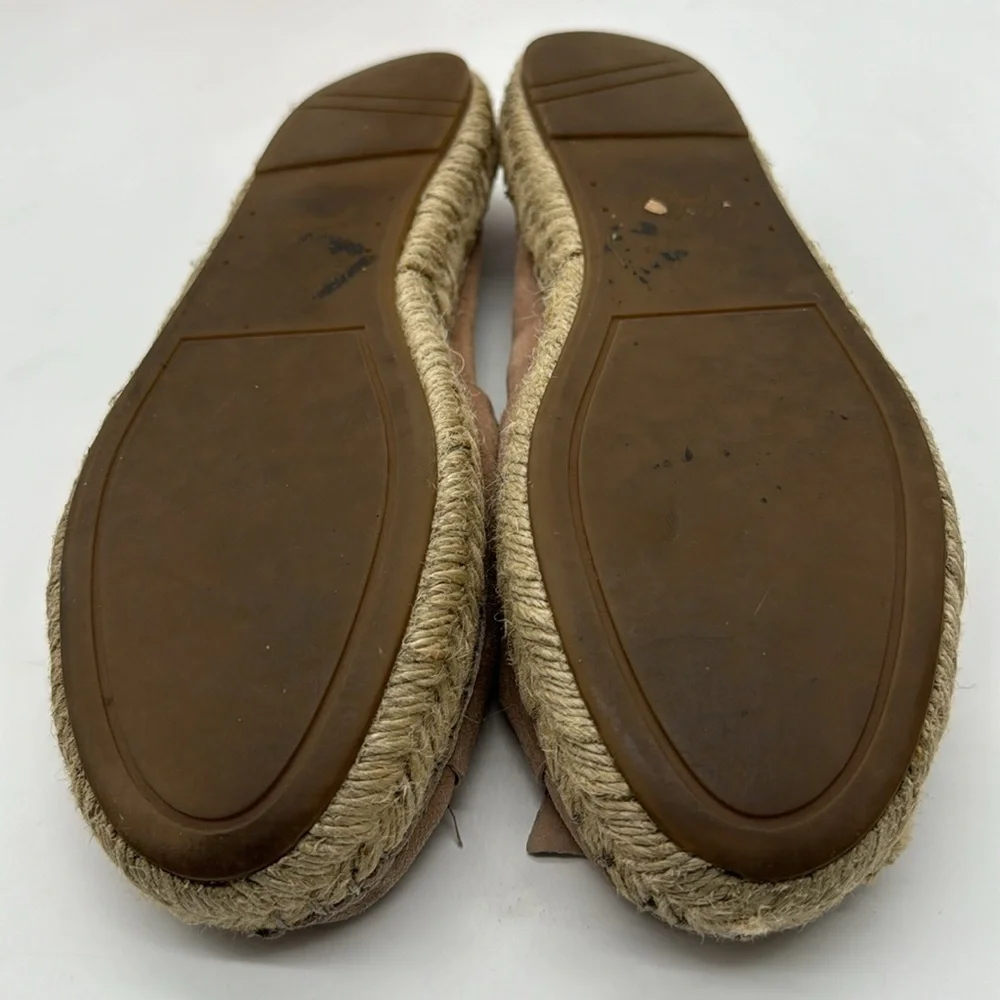 Crown Vintage Tan Suede Espadrille Size 7.5 ESP6132